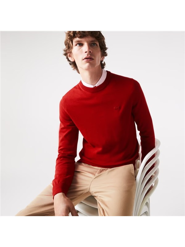 LACOSTE Pullover Red
