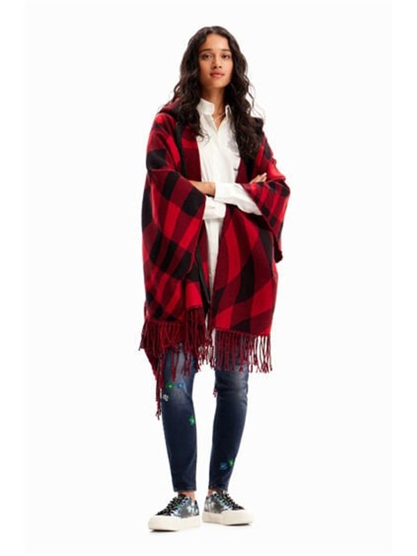 Desigual Poncho Negro