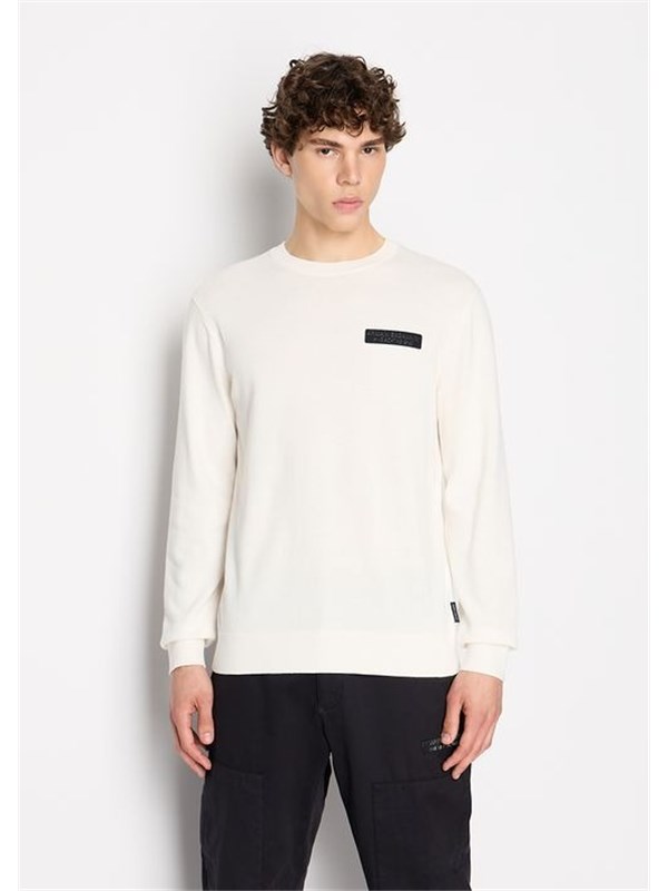 Armani Exchange Pullover Off white