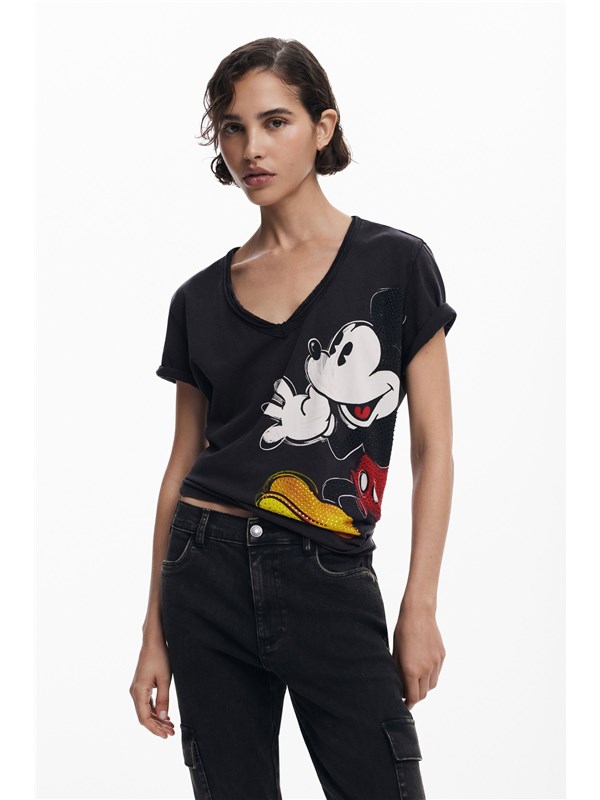 Desigual T-shirt Negro