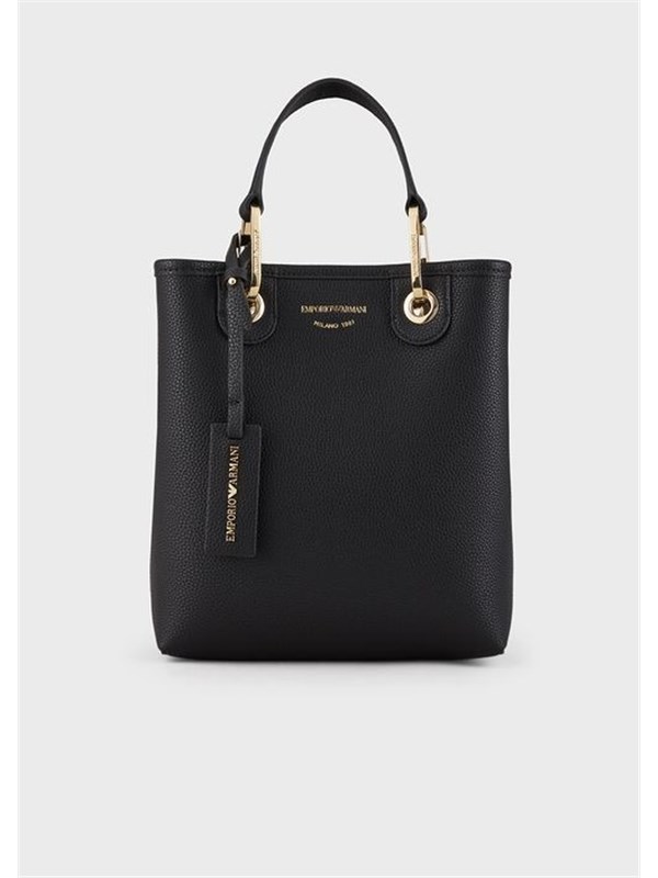Emporio Armani Shopping Bag Black / silver