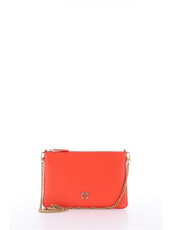 Pinko Pelletteria Borsa A Tracolla Rosso mandarino/antique