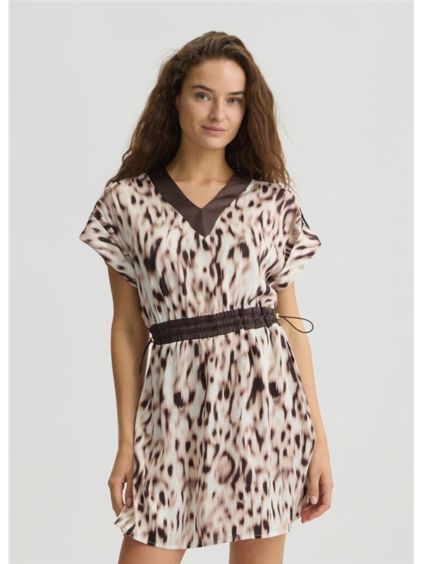LIU-JO SPORT Abito corto Natural beige/moro