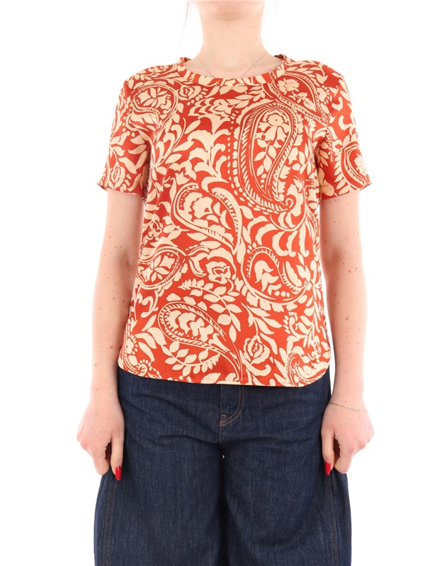 LIU  JO Blusa Paisley terracotta