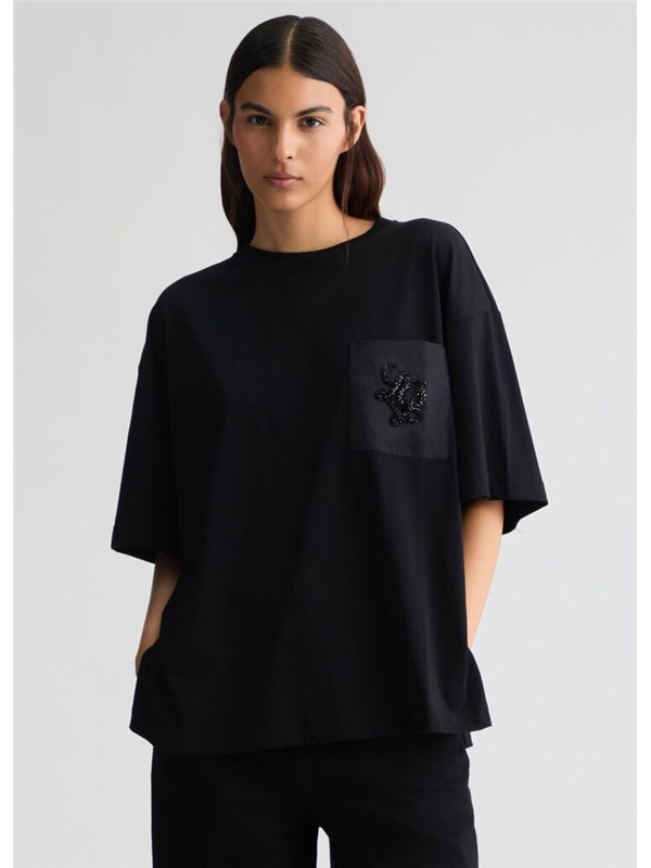 LIU  JO T-shirt Nero lj ston&be