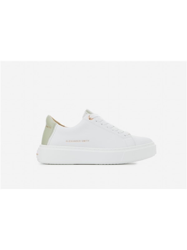 Alexander Smith Sneakers White/light green