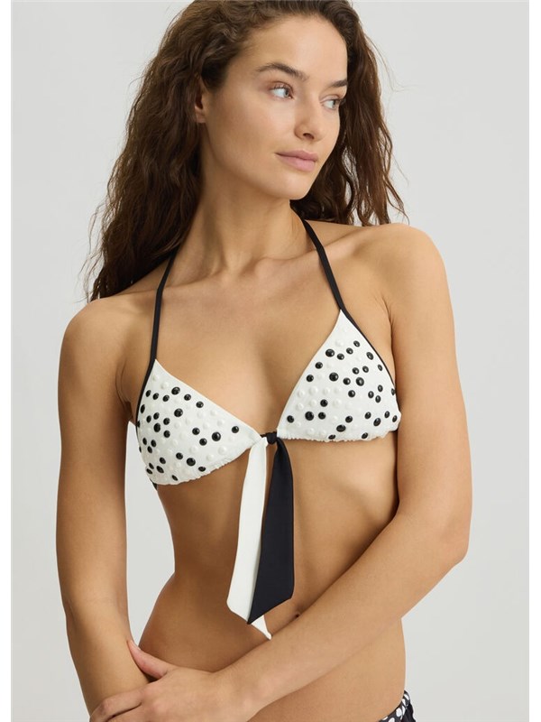 LIU  JO Top Bikini Bianco/nero