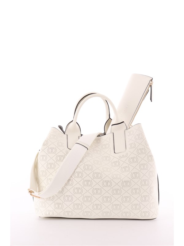 TWINSET Shopping Bag Antique white