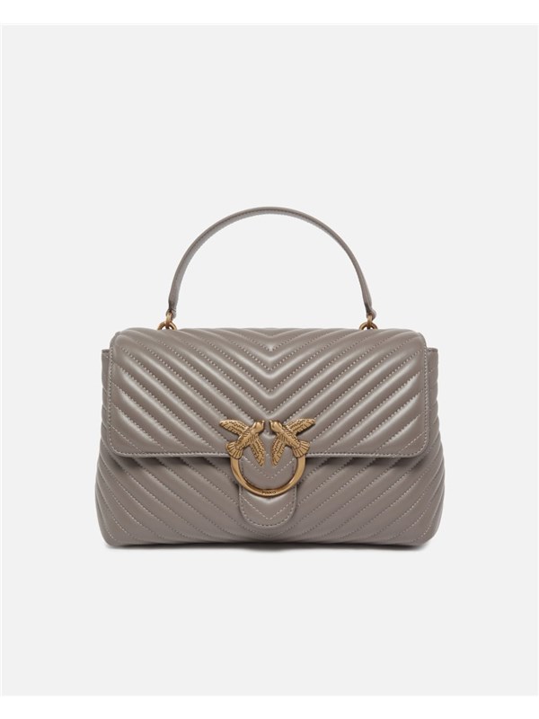 Pinko Pelletteria Borsa A Tracolla Grigio asfalto 1-antique