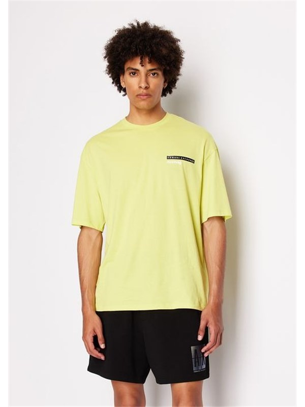 Armani Exchange T-shirt Yellow plum