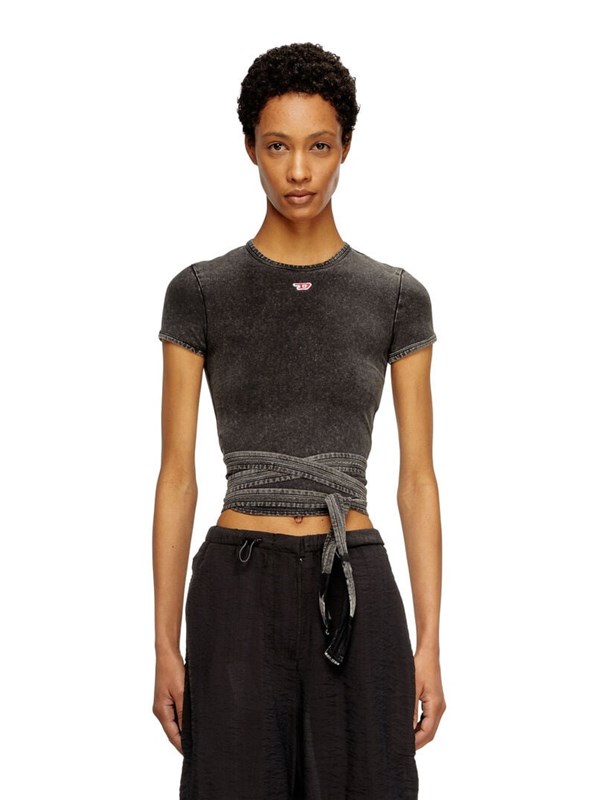 DIESEL T-shirt Black/denim