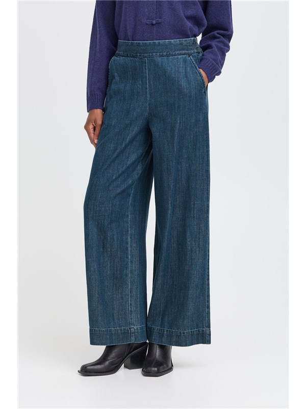 ICHI Jeans Washed dark blu