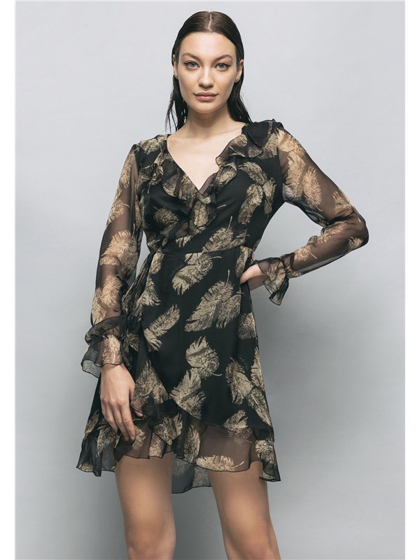 GAëLLE Short dress Black