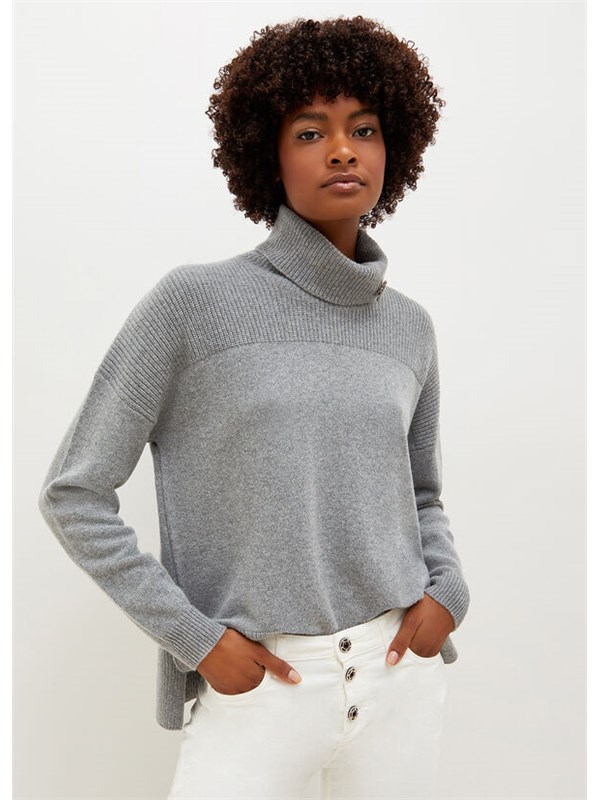 LIU  JO Sweater Medium gray melange