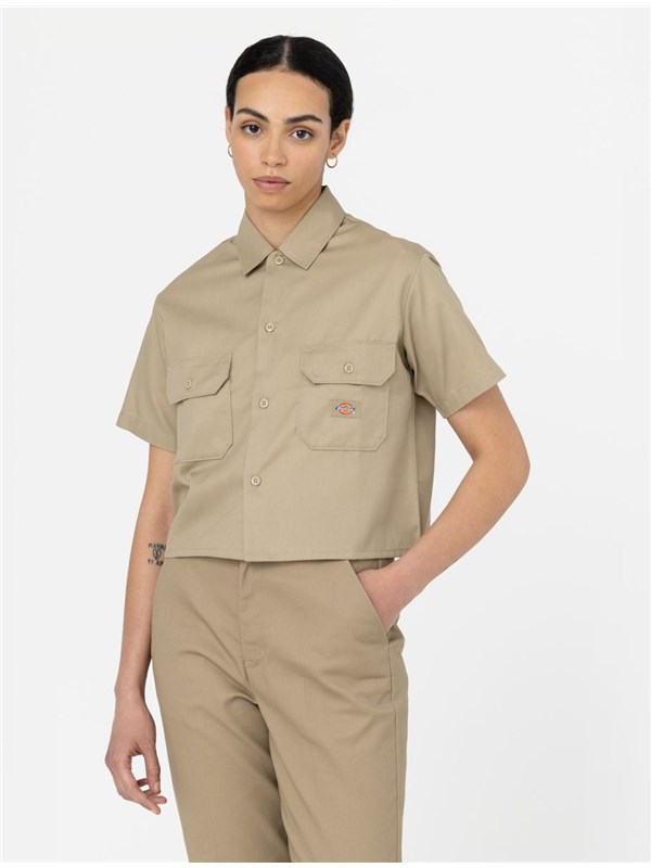 DICKIES Shirt Khaki