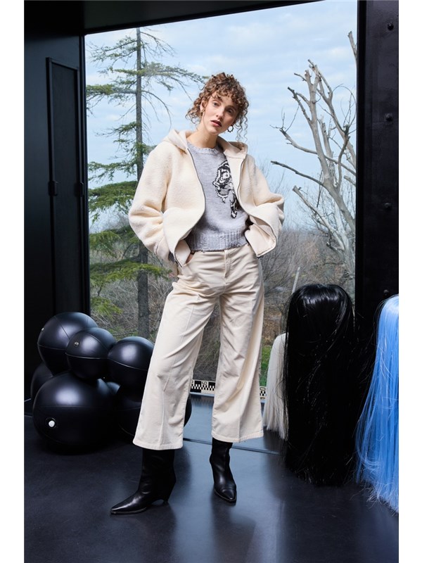 KAOS Pantalone Cream