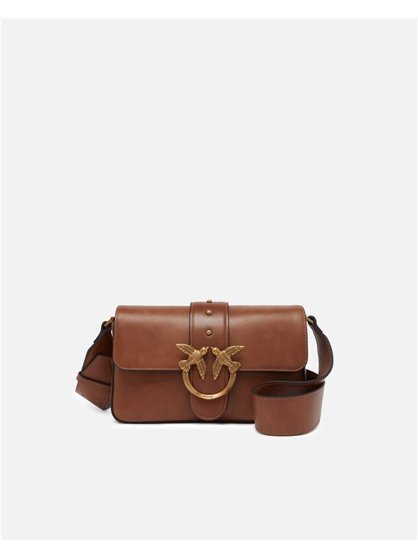 Pinko Pelletteria Borsa a spalla Brown
