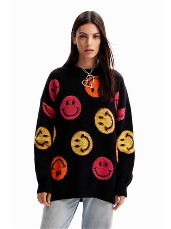Desigual Sweater Negro