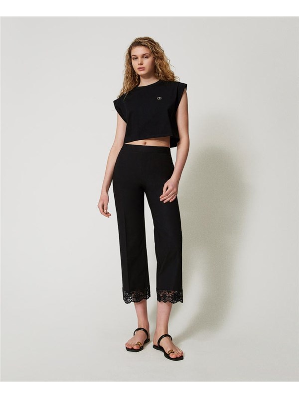 TWINSET Pantalone Nero