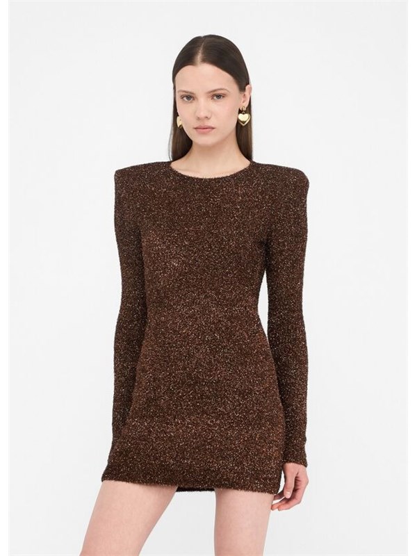 LIU  JO Abito corto Ruggine met.