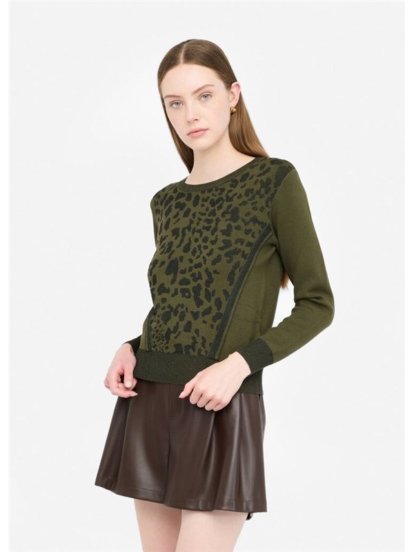 LIU-JO SPORT Maglia Olive night/nero lux