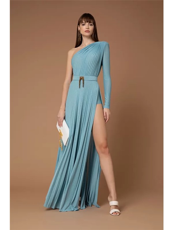 Elisabetta Franchi Long dress Sugar paper