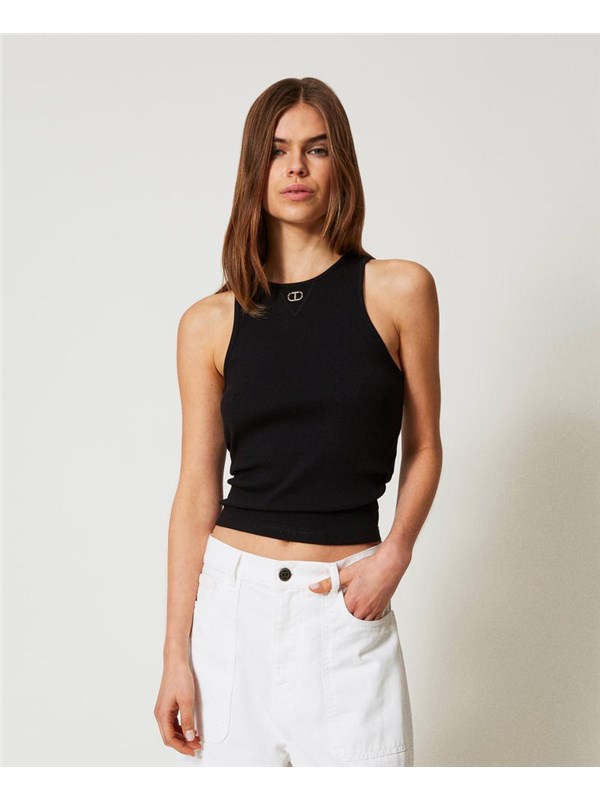 TWINSET Top Nero