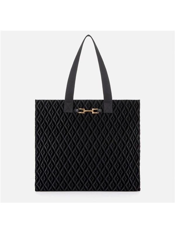 Elisabetta Franchi Shopping Bag Black