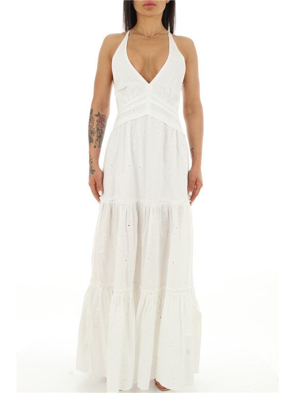 Pinko Long dress white