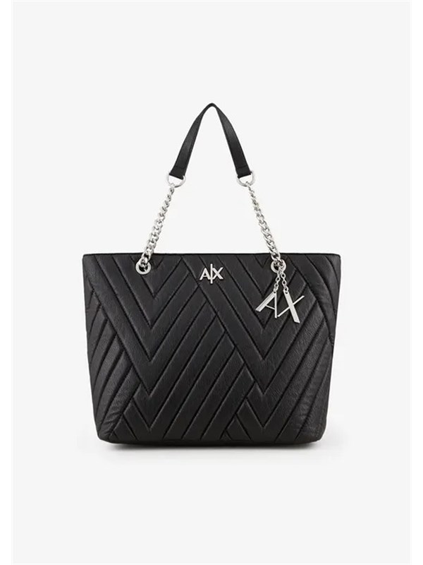 Armani Exchange Shopping Bag Black