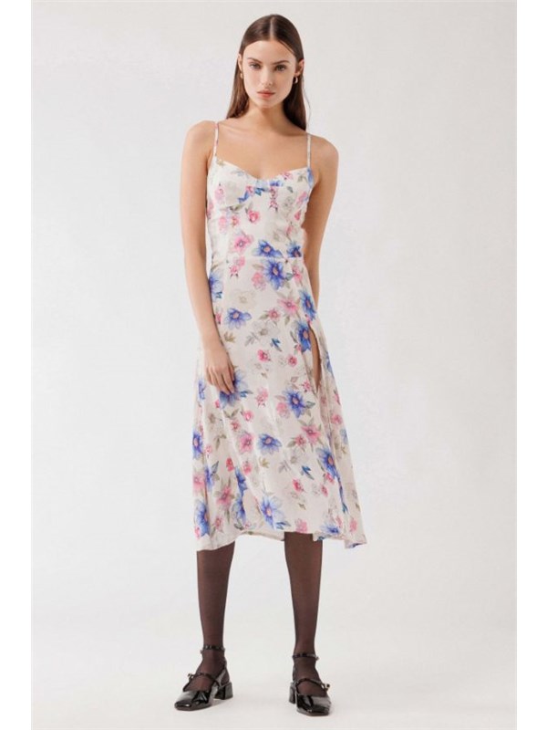Mar De Margaritas Midi dress Cream