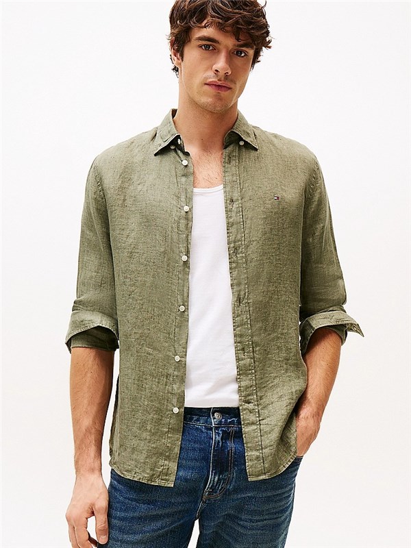 Tommy Hilfiger Camicia Battle green