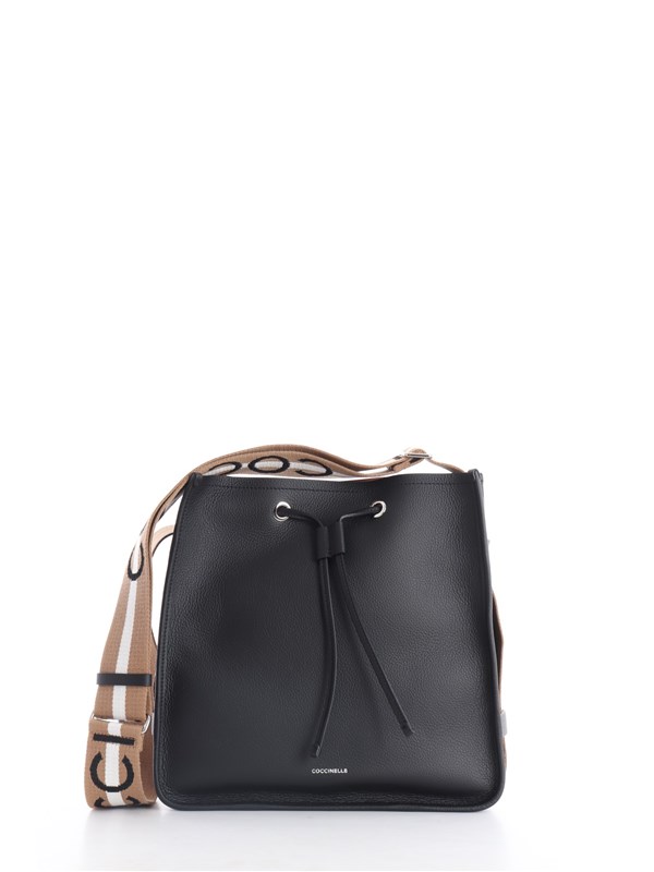 COCCINELLE Borsa a Secchiello Noir/cuir