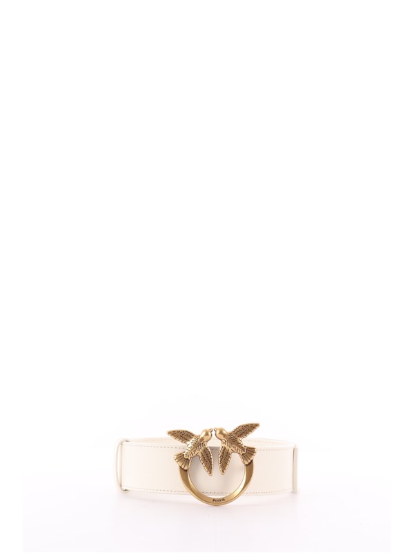 Pinko Pelletteria Belt Ivory