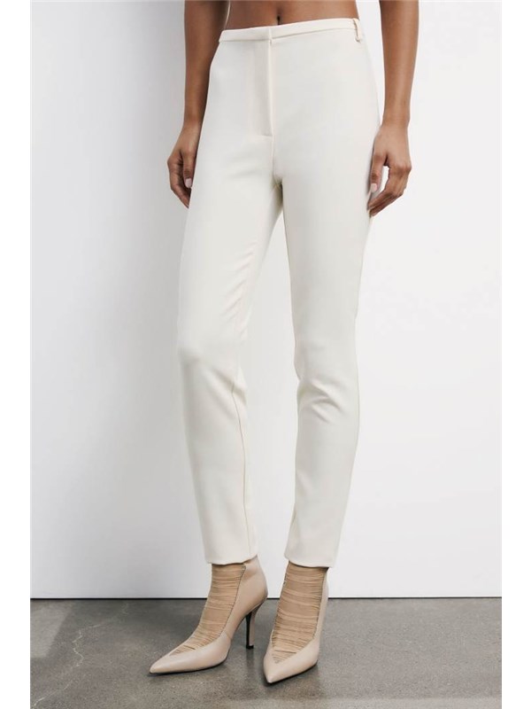 Patrizia Pepe Pantalone Wooly white