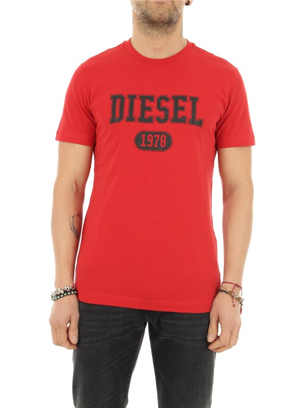 DIESEL T-shirt Bright red