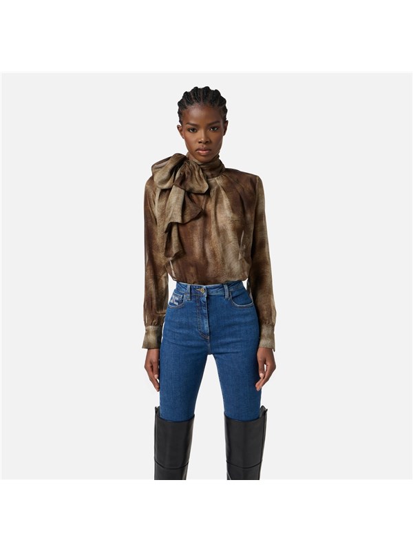 Elisabetta Franchi Blusa Lizard