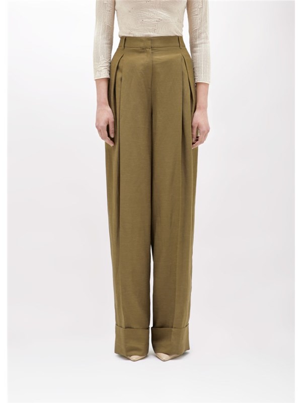 BLUGIRL Pantalone Green military