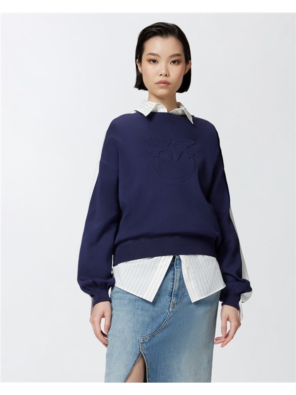 Pinko Sweatshirt Blue / White