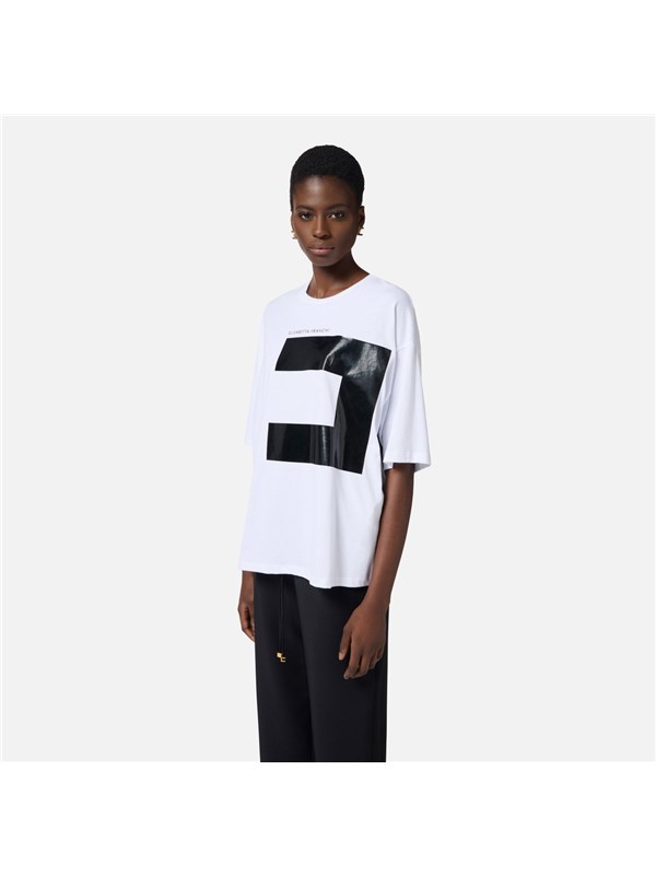 Elisabetta Franchi T-shirt Gesso