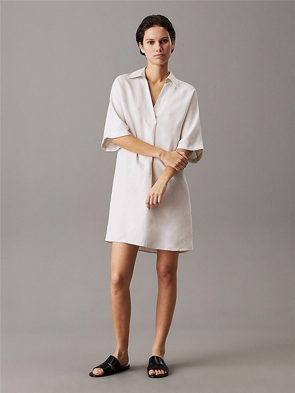 Calvin Klein Abito corto Chalk