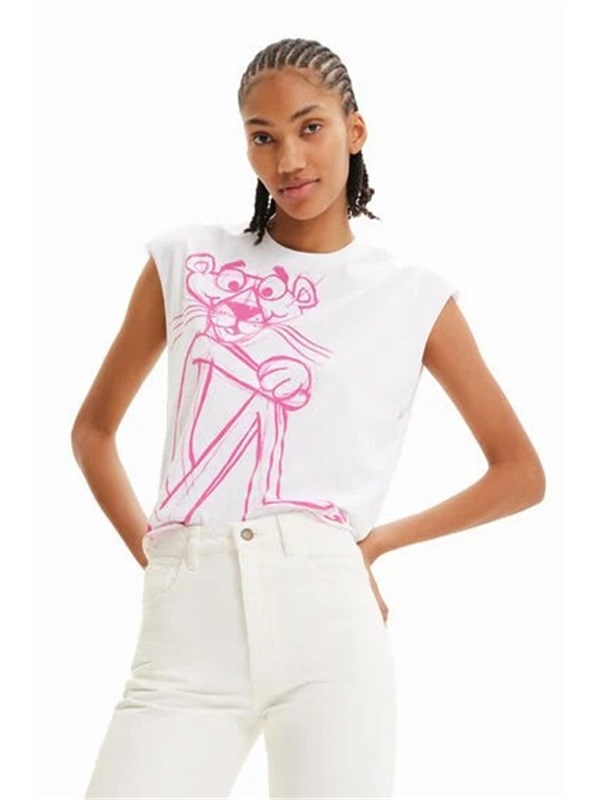 Desigual T-shirt Blanco