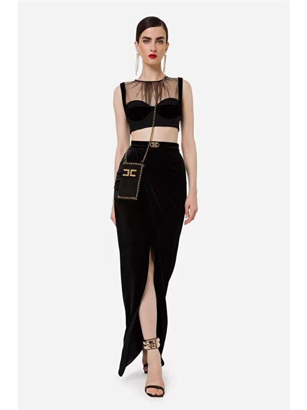 Elisabetta Franchi Top Black
