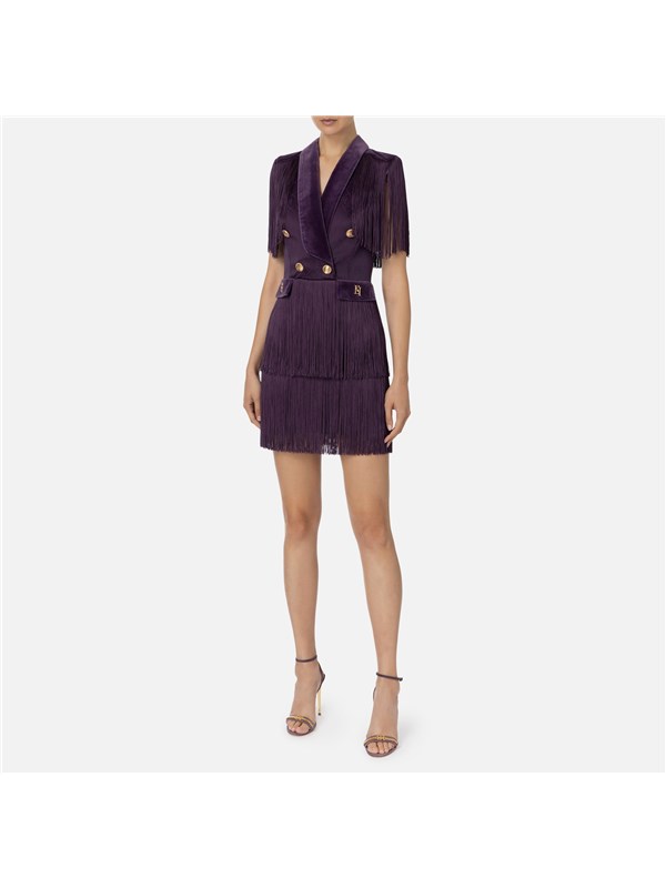 Elisabetta Franchi Short dress Plum