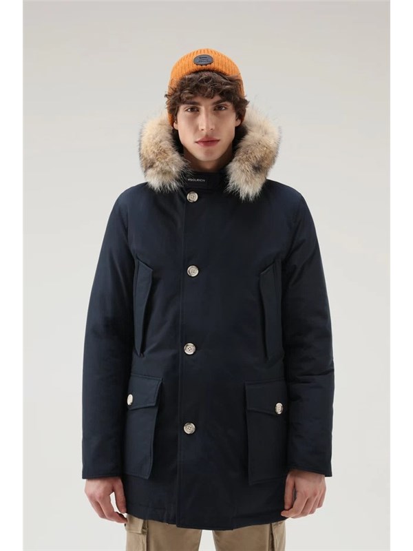 Woolrich Parka Melton blue