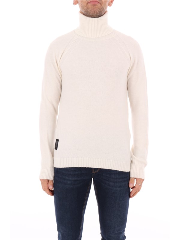 Blauer Sweater White