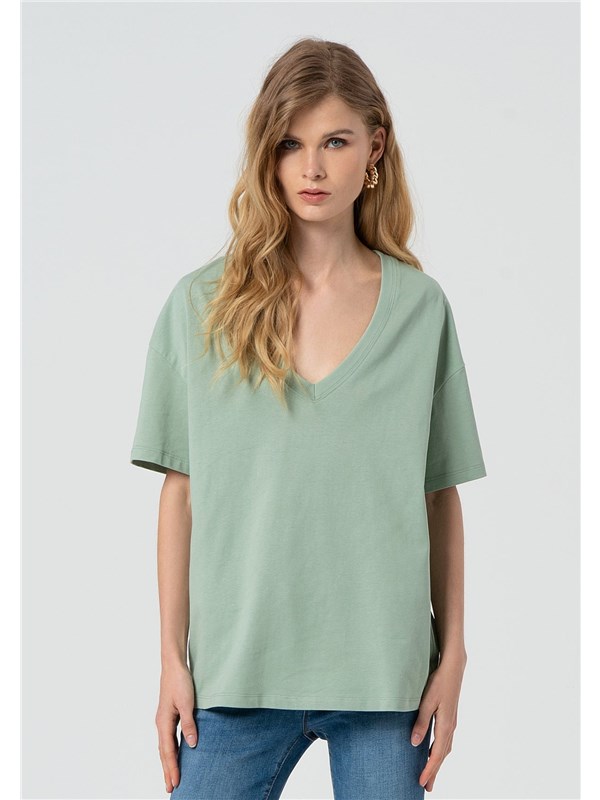 Fracomina T-shirt Sage
