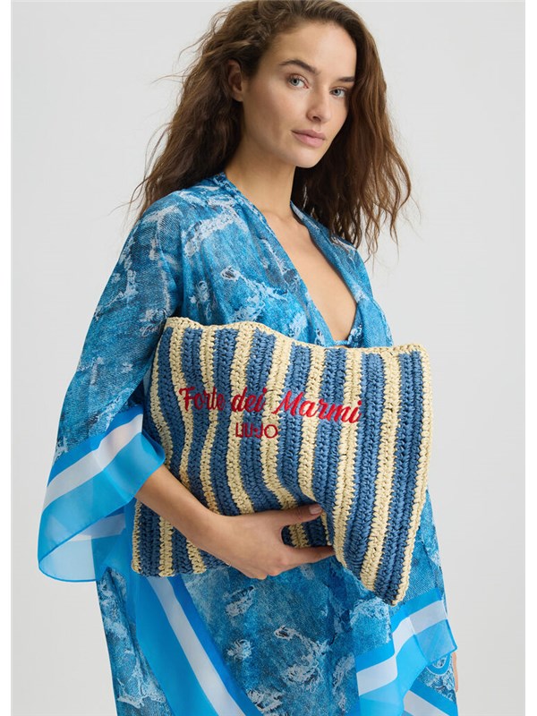 LIU  JO Borsa Shopper Blue moon