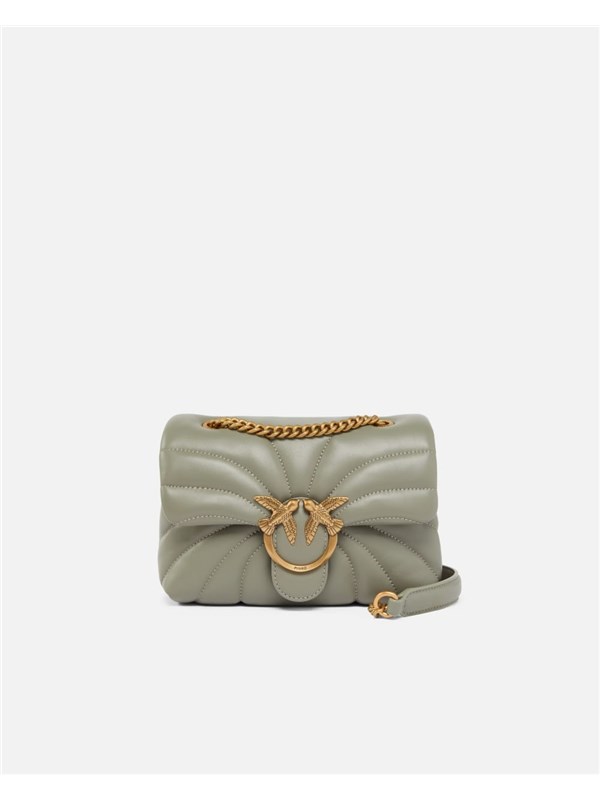 Pinko Pelletteria Borsa A Tracolla Verde vertiver/antique gold