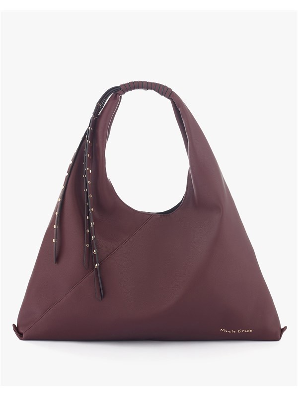 Manila Grace Borsa a spalla Burgundy
